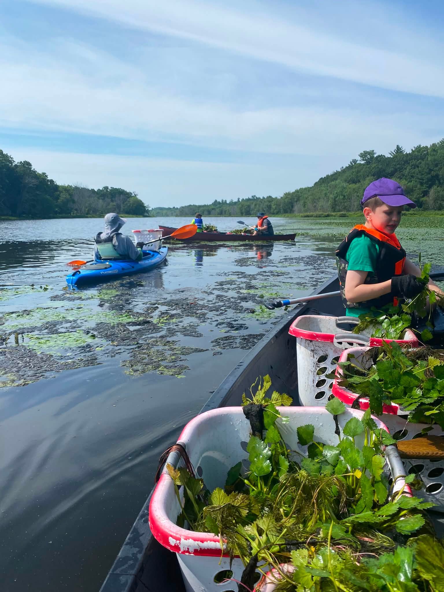Canoe half full